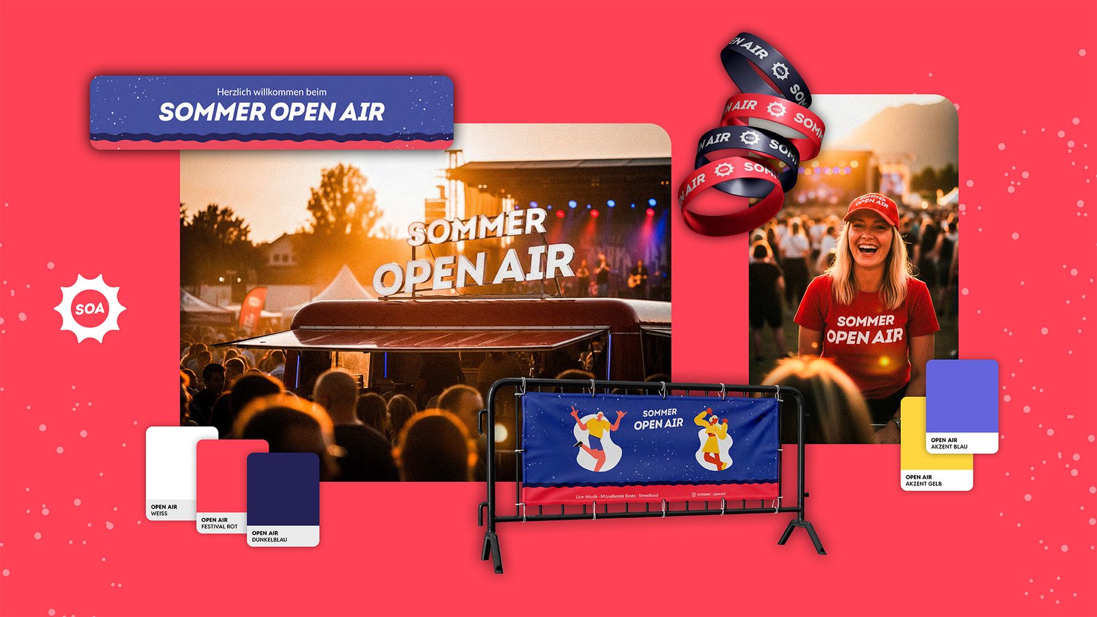Sommer Open Air Designanwendung
